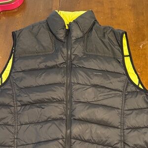 Calvin Klein Black Vest with Yellow Interior